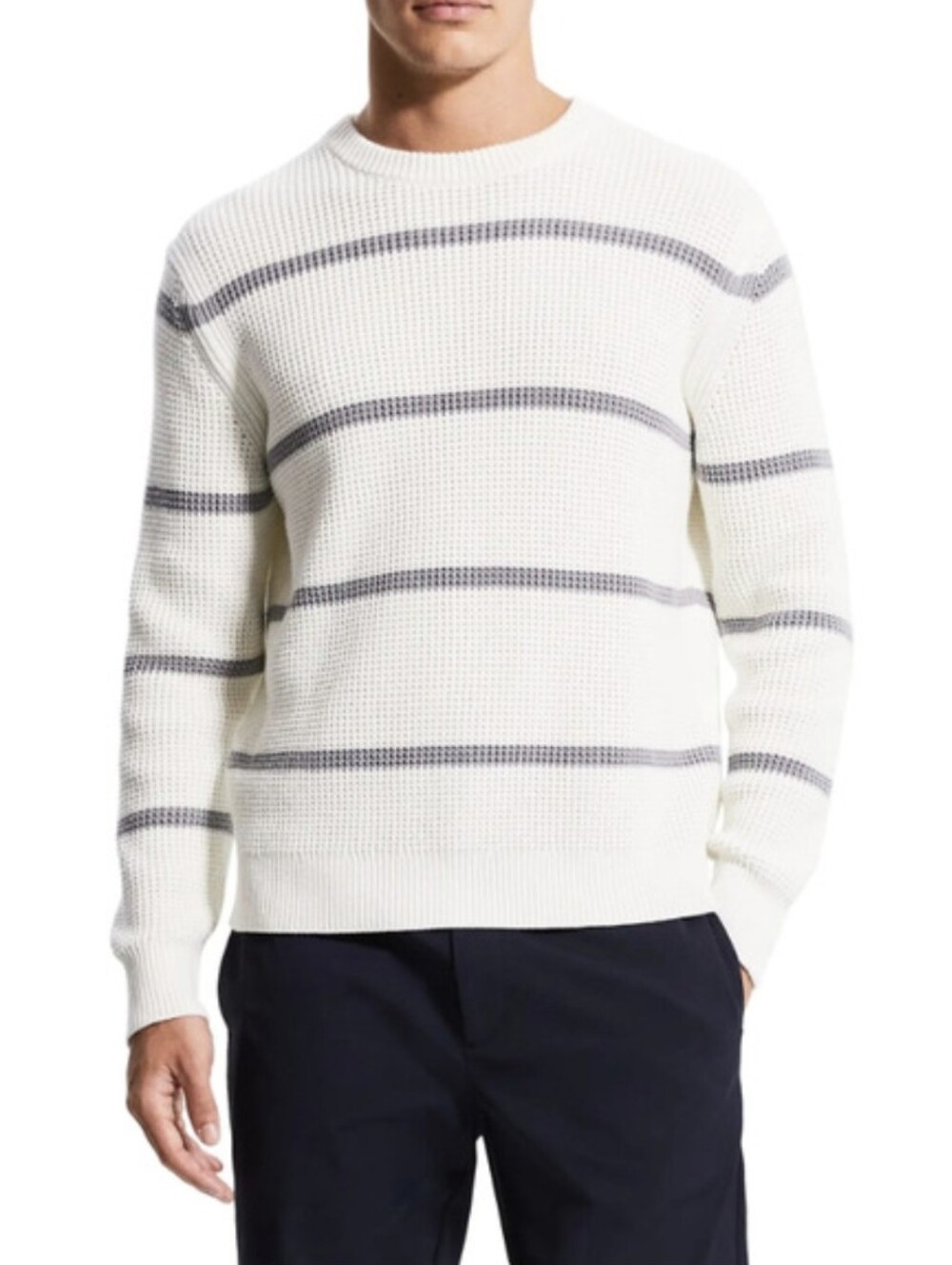 Theory Gary Cotton Cashmere Crew Neck Sweater